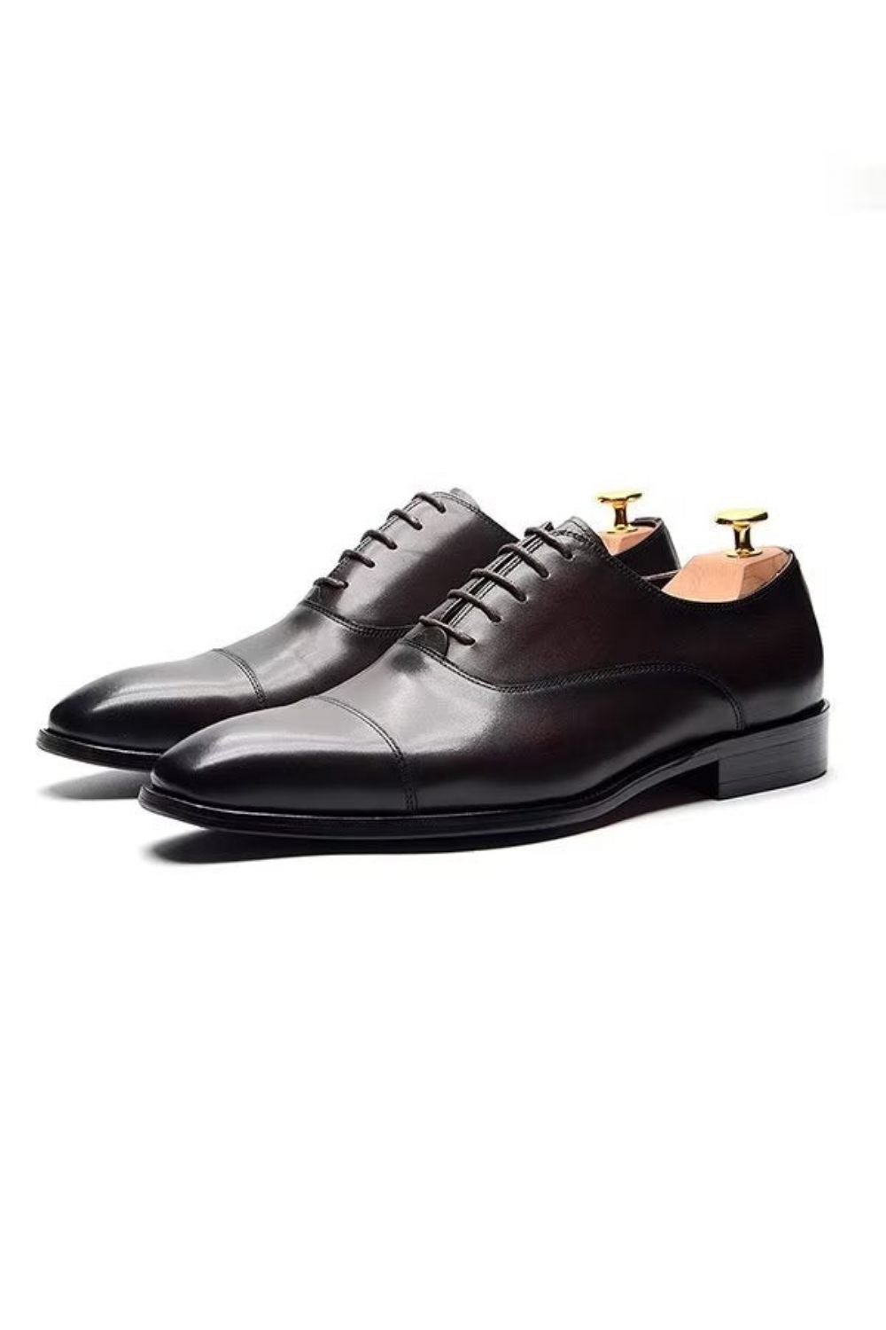 Chaussures Formelles Pour Hommes Habillées À Enfiler Smooth Elegance - Café