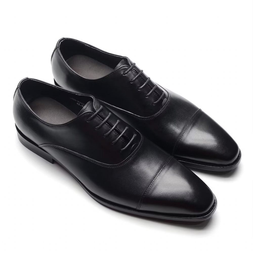 Chaussures Formelles Pour Hommes Habillées À Enfiler Smooth Elegance - Noir