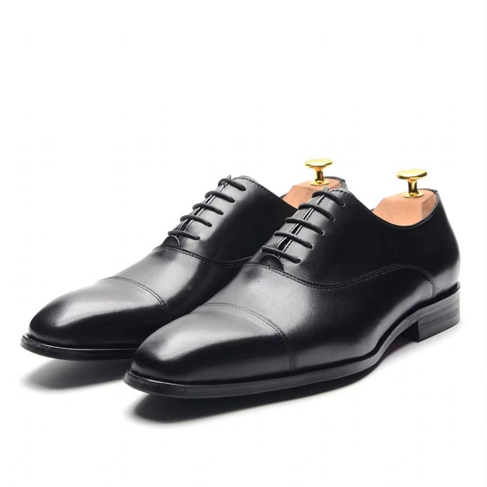 Chaussures Formelles Pour Hommes Habillées À Enfiler Smooth Elegance - Noir