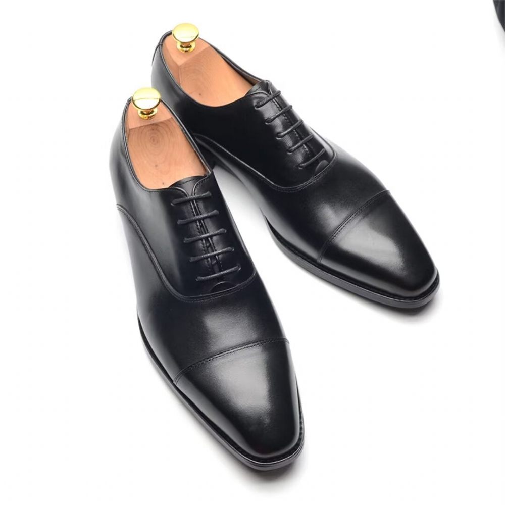 Chaussures Formelles Pour Hommes Habillées À Enfiler Smooth Elegance - Noir