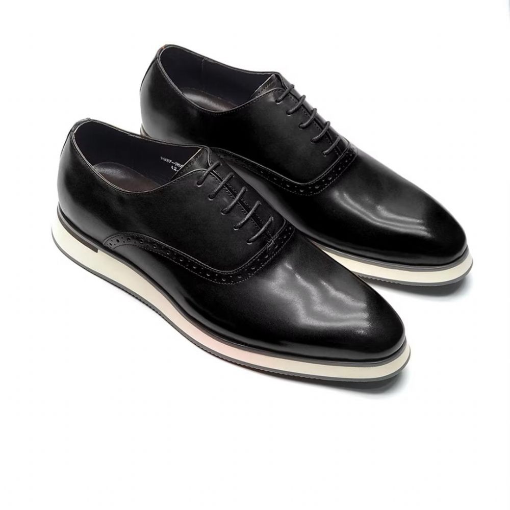 Chaussures Formelles Pour Hommes Habillées À Enfiler Style Exécutif - Noir