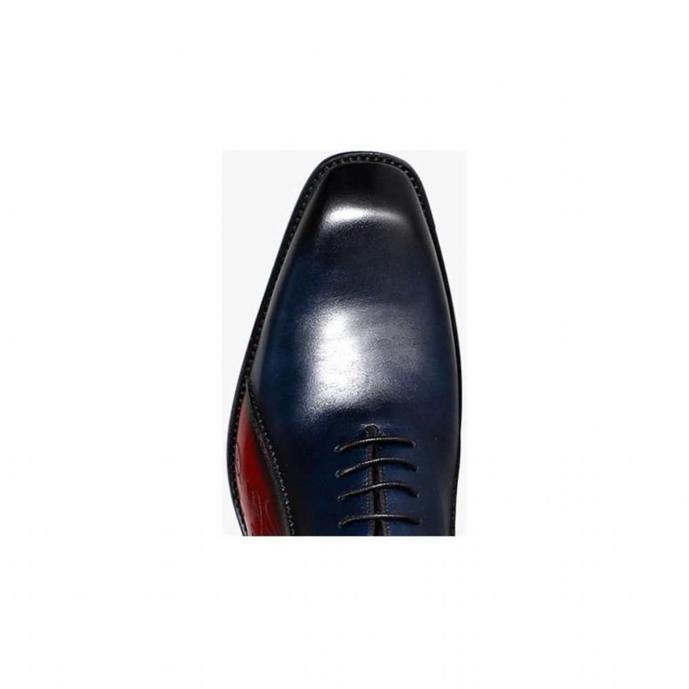 Chaussures Formelles Pour Hommes Habillées Exotiques Brogue - Bourgogne