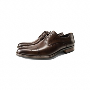 Chaussures Formelles Pour Hommes Habillées À Lacets Cuir