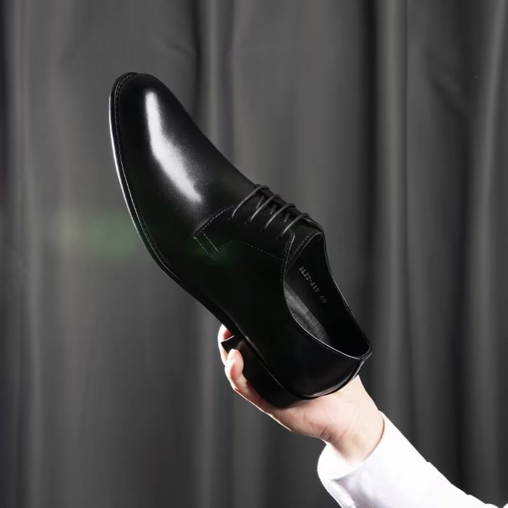 Chaussures Formelles Pour Hommes Habillées À Motif Exquis - Noir