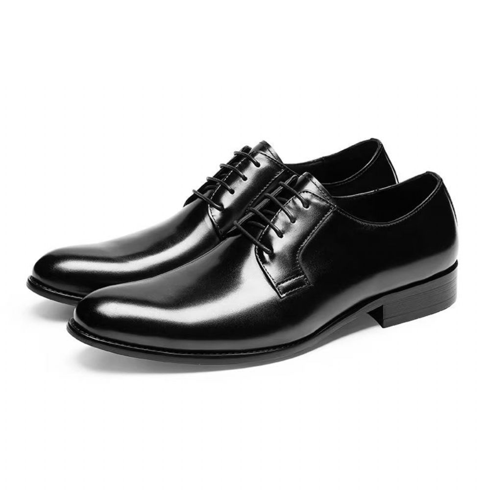 Chaussures Formelles Pour Hommes Habillées À Motif Exquis - Noir