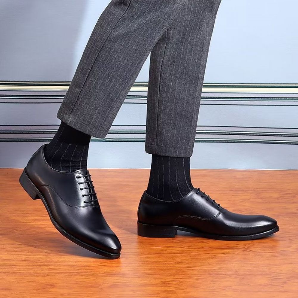 Chaussures Formelles Pour Hommes Habillées Oxford Chics - Noir