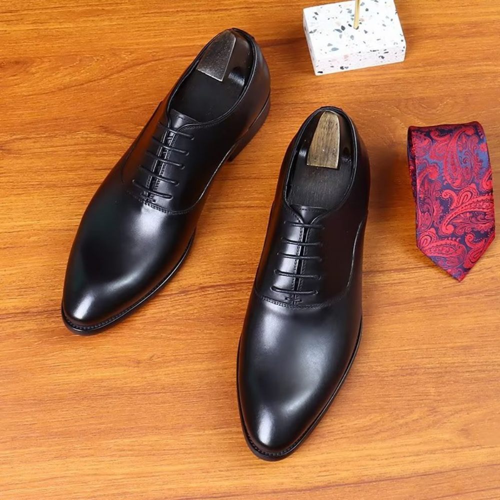 Chaussures Formelles Pour Hommes Habillées Oxford Chics - Noir