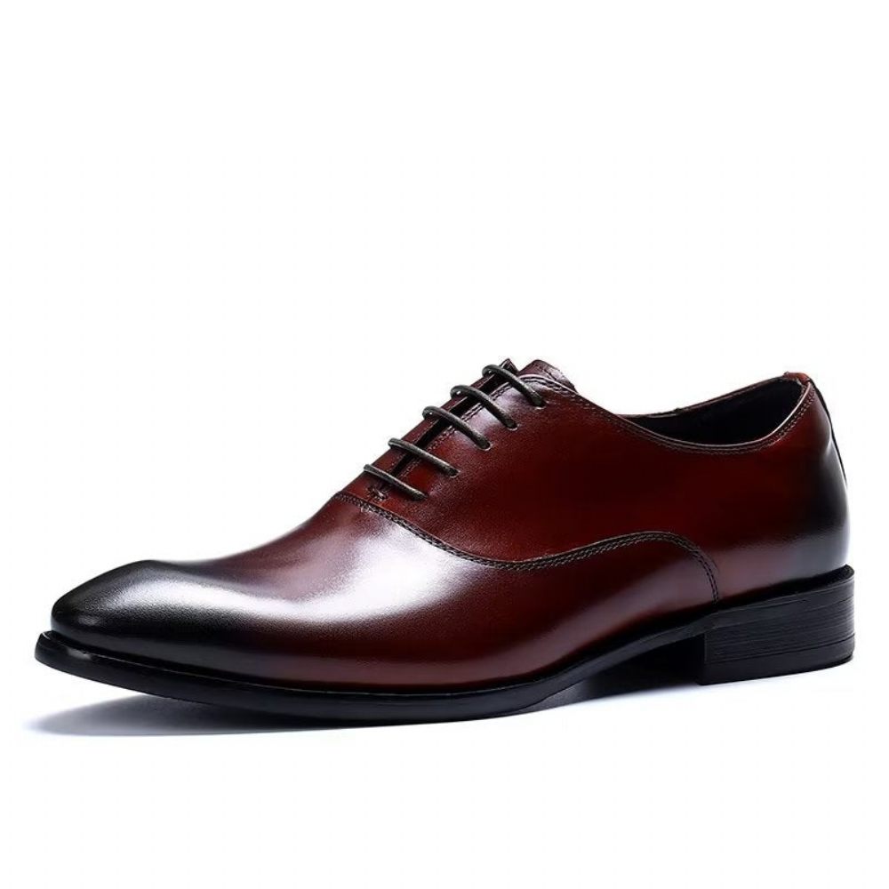 Chaussures Formelles Pour Hommes Habillées Oxford Chics - Rouge