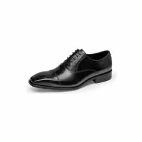 Chaussures Formelles Pour Hommes Habillées Oxford Cuir Vache Exotique