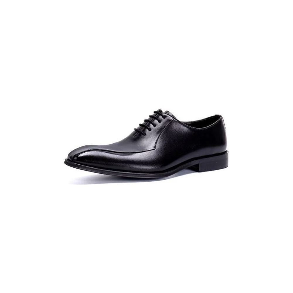 Chaussures Formelles Pour Hommes Habillées Oxford Cuir Véritable