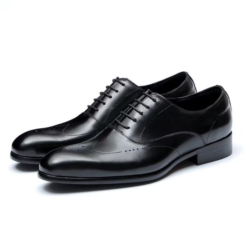 Chaussures Formelles Pour Hommes Habillées Oxford Élégantes - Noir