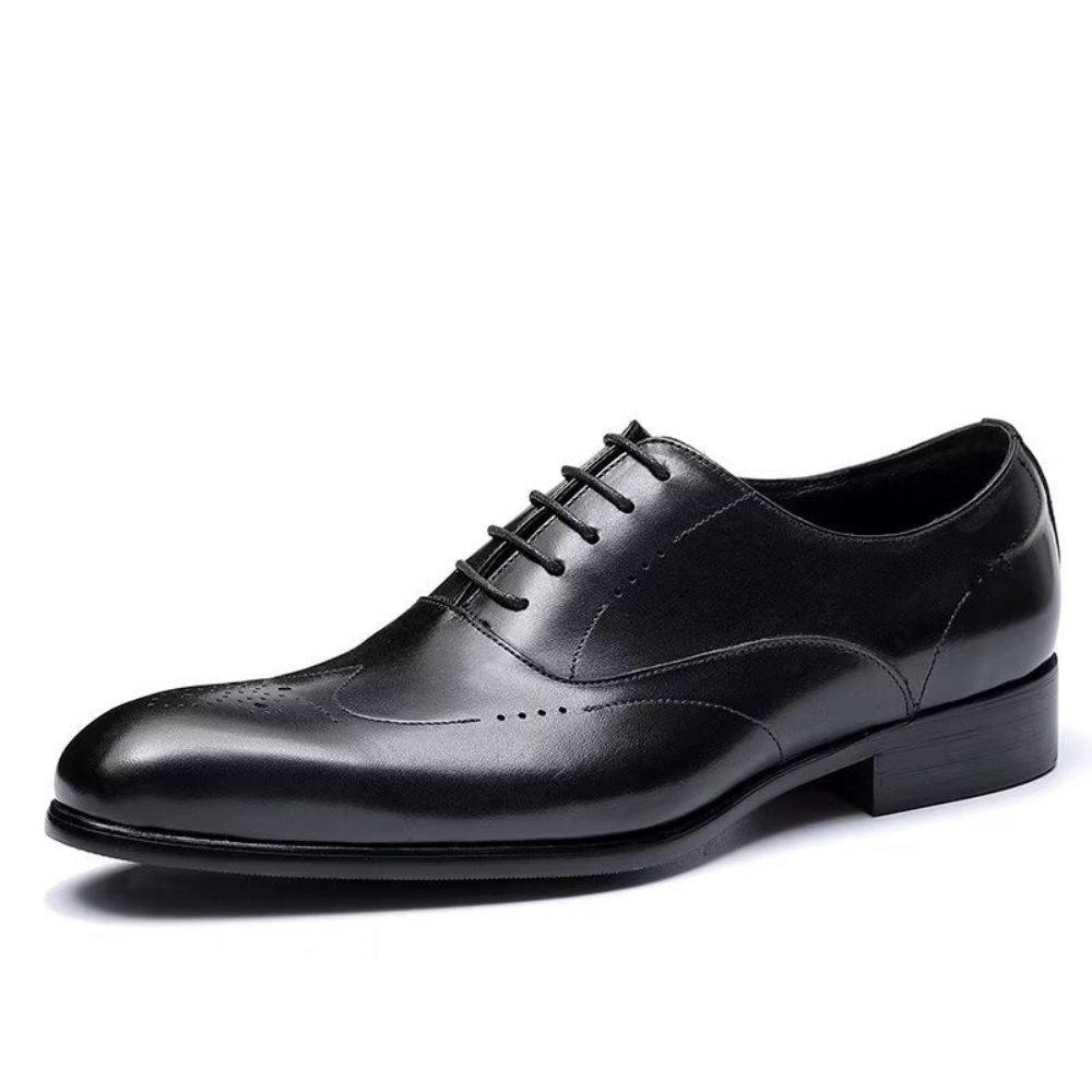 Chaussures Formelles Pour Hommes Habillées Oxford Élégantes - Noir