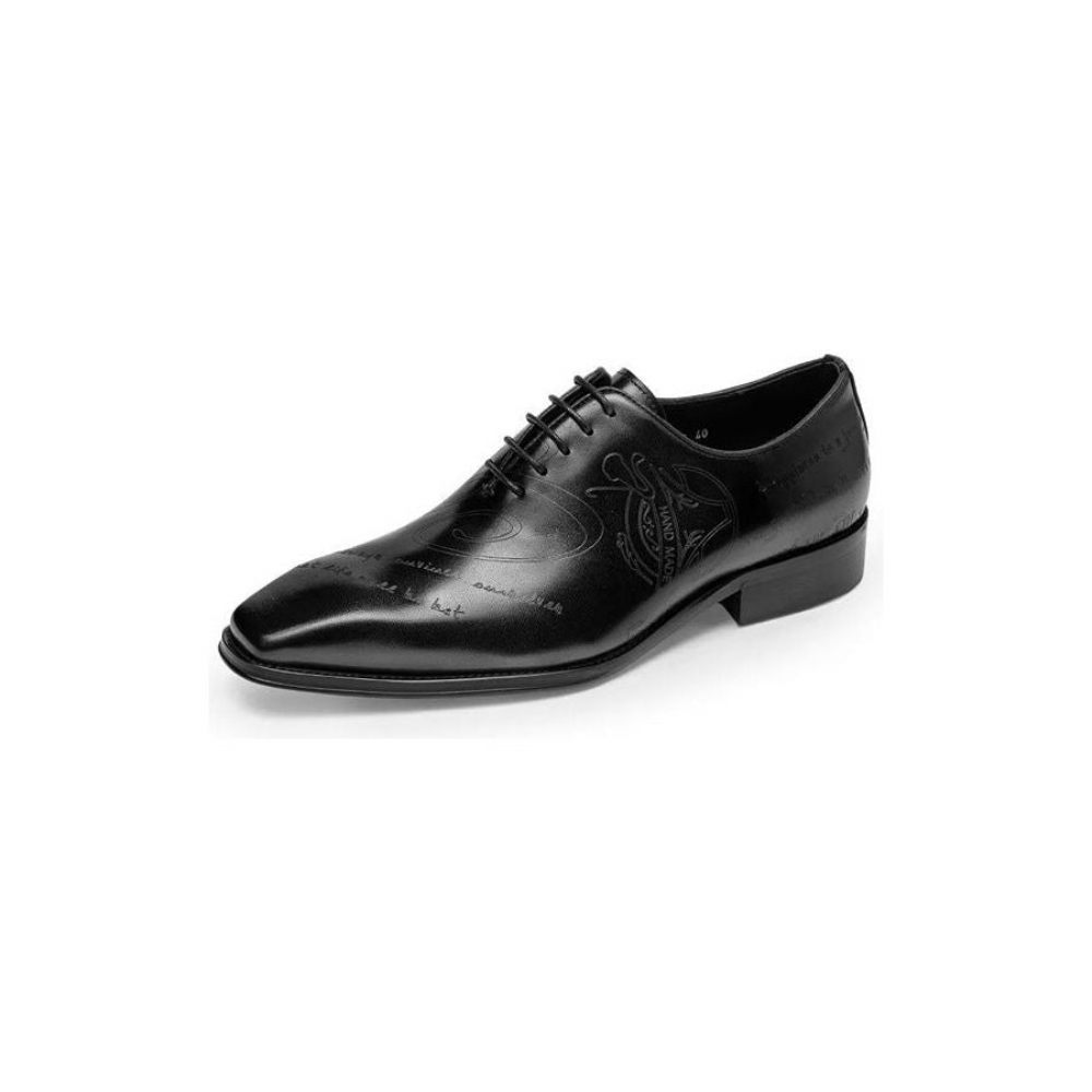 Chaussures Formelles Pour Hommes Habillées Oxford À Texture Exotique