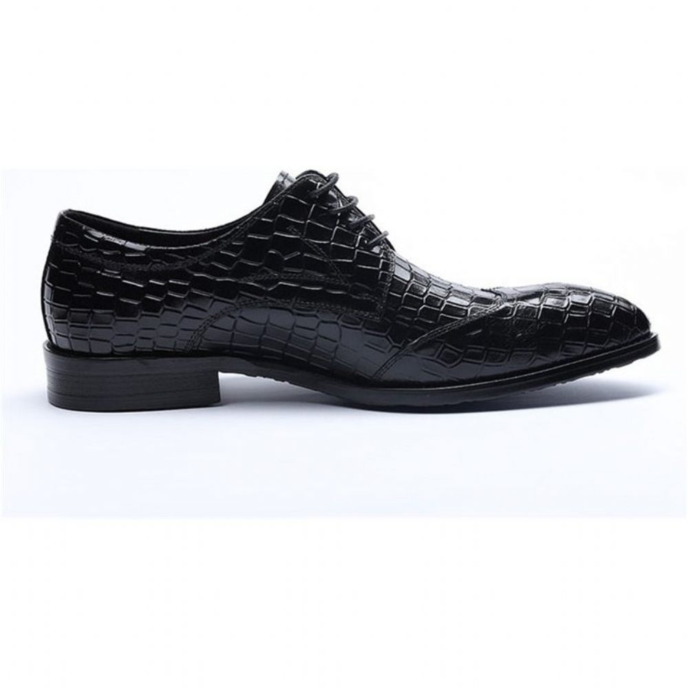 Chaussures Formelles Pour Hommes Habillées Richelieu - Noir