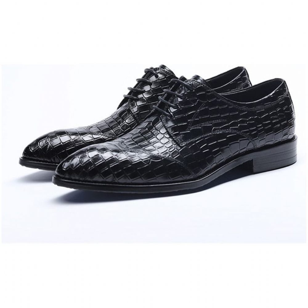 Chaussures Formelles Pour Hommes Habillées Richelieu - Noir