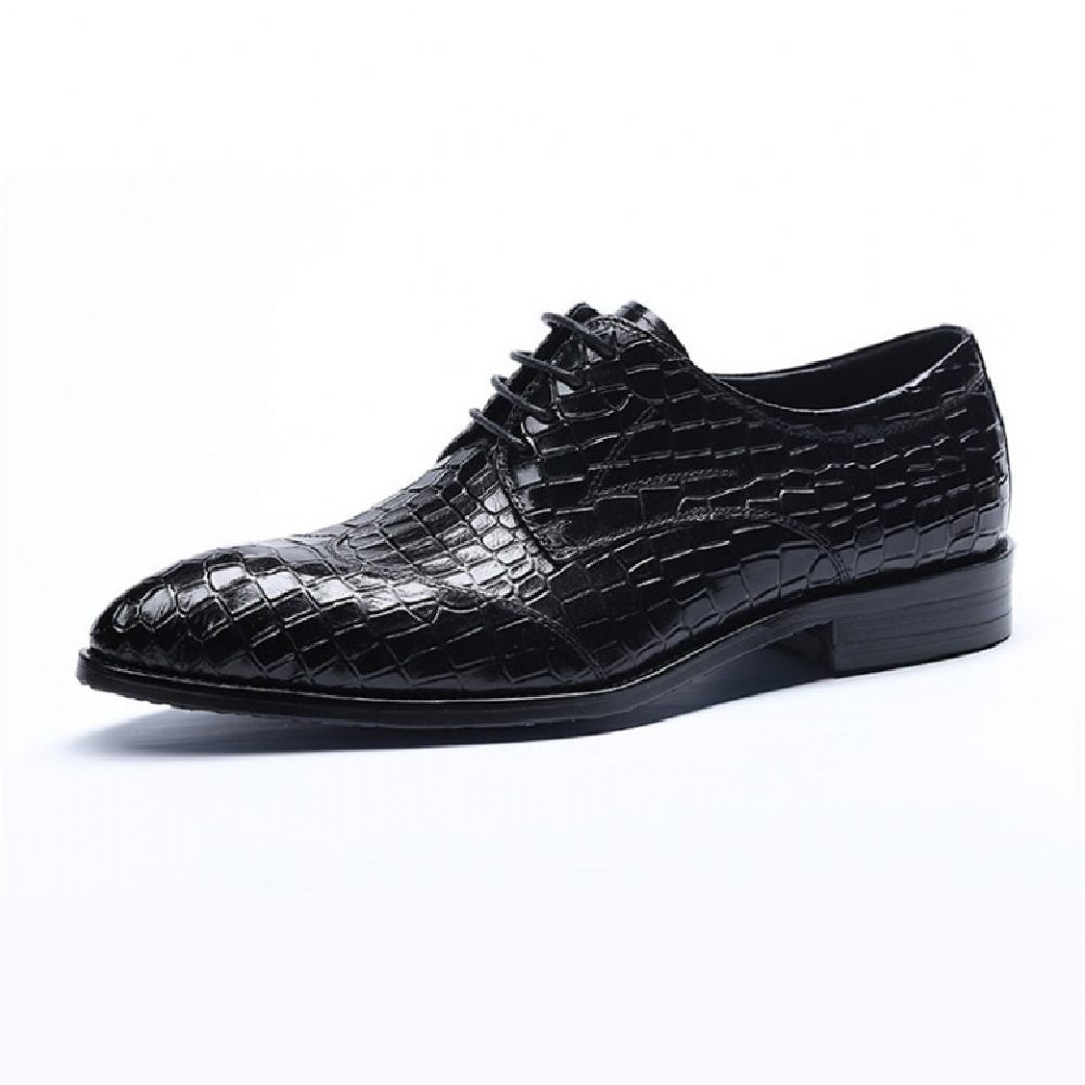 Chaussures Formelles Pour Hommes Habillées Richelieu - Noir