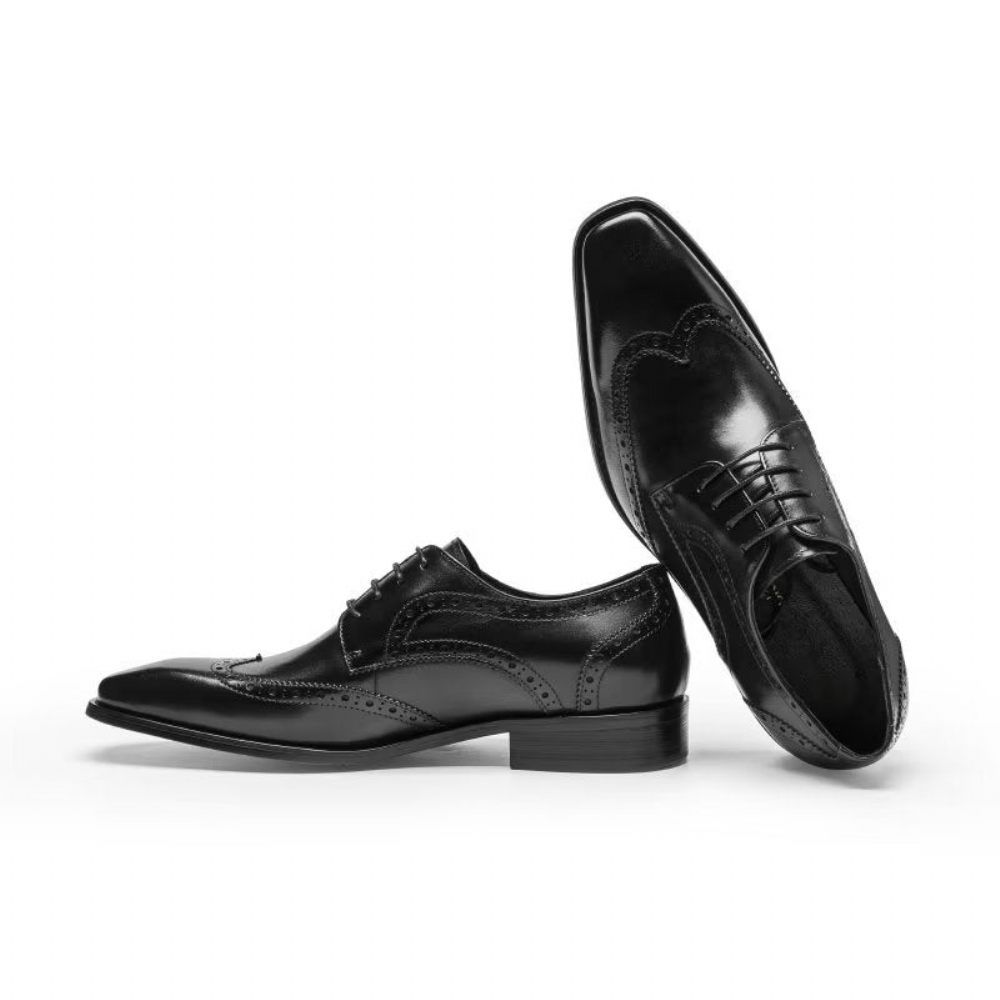 Chaussures Formelles Pour Hommes Habillées Richelieu - Noir