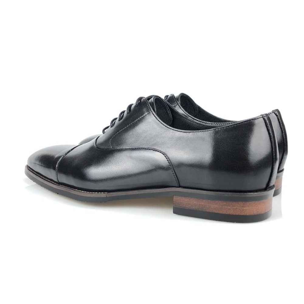 Chaussures Formelles Pour Hommes À Lacets Cuir Richelieu - Noir