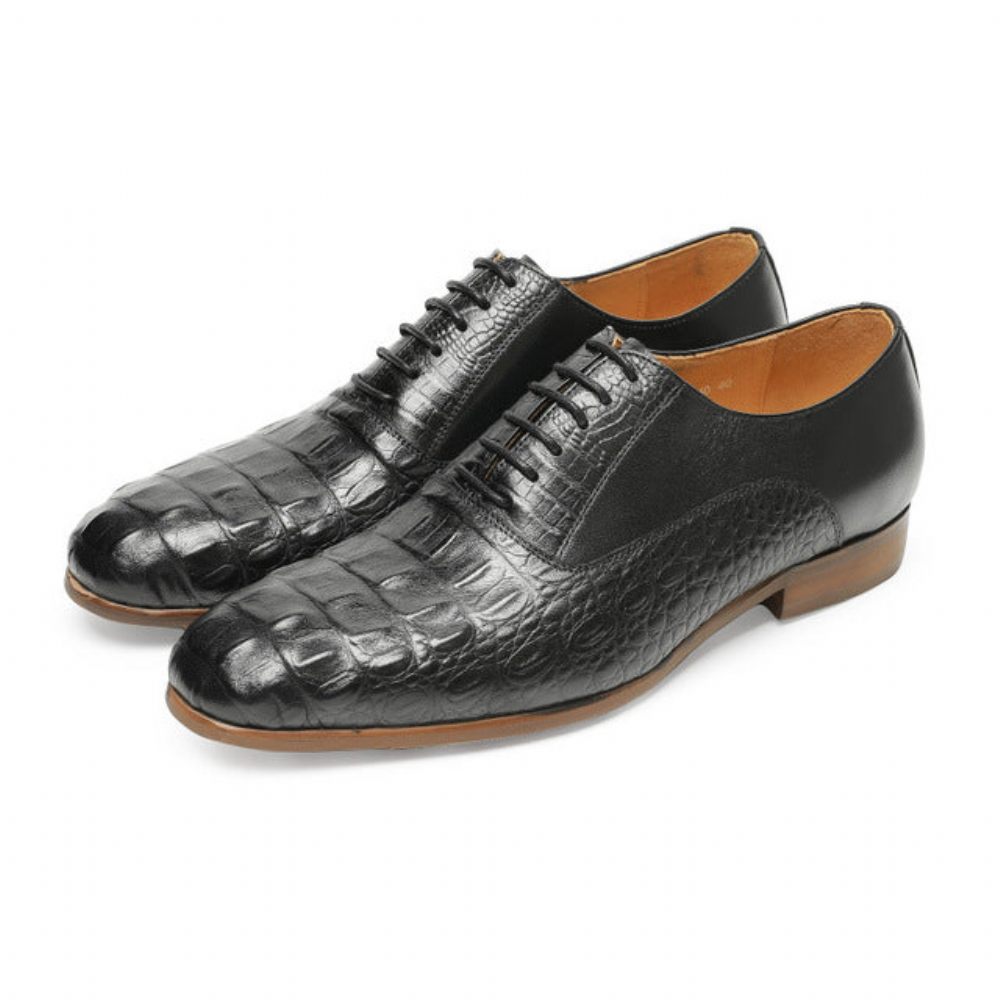 Chaussures Formelles Pour Hommes À Lacets Mariage - Noir