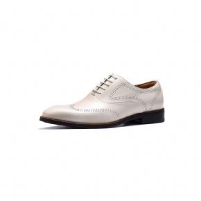 Chaussures Formelles Pour Hommes À Lacets Mariée Bout Pointu