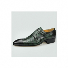 Chaussures Formelles Pour Hommes Mariage Cuir À Boucle Personnalisée