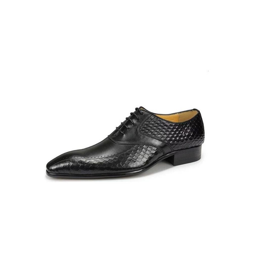 Chaussures Formelles Pour Hommes Mariage Cuir Brogue Chic