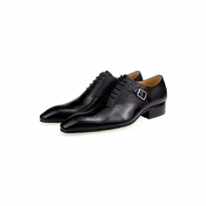 Chaussures Formelles Pour Hommes Mariage Cuir Brogue Personnalisées Élégantes