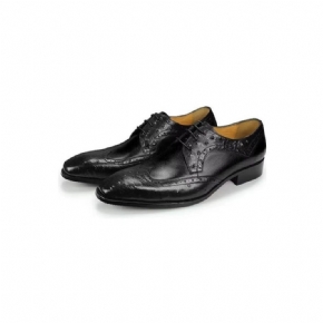 Chaussures Formelles Pour Hommes Mariage Cuir Brogue Sur Mesure Modish