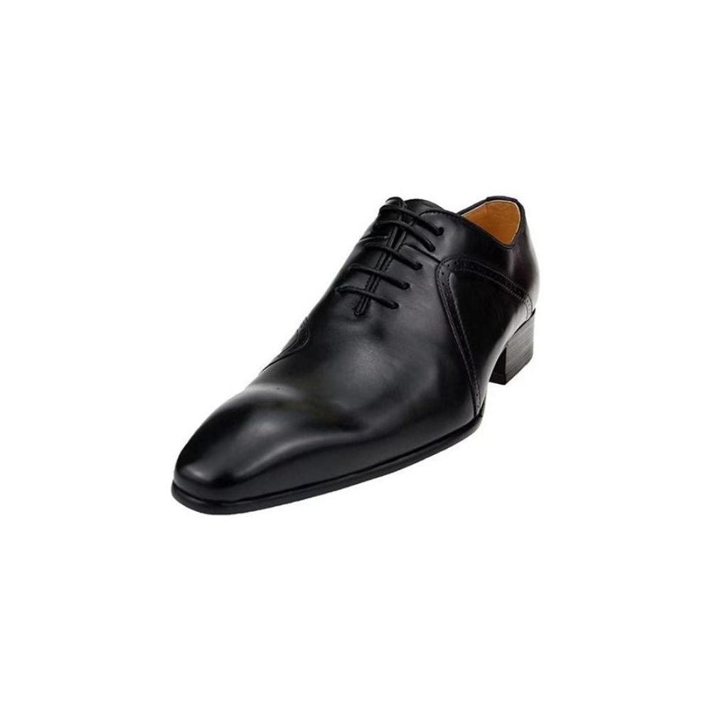 Chaussures Formelles Pour Hommes Mariage Cuir Richelieu Sur Mesure Opulentes