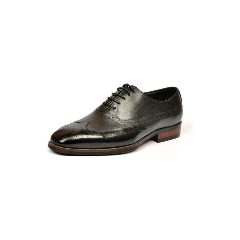 Chaussures Formelles Pour Hommes Mariage À Lacets - Noir