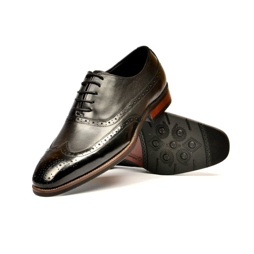 Chaussures Formelles Pour Hommes Mariage À Lacets - Noir