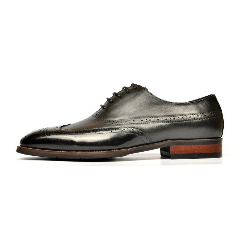 Chaussures Formelles Pour Hommes Mariage À Lacets - Noir