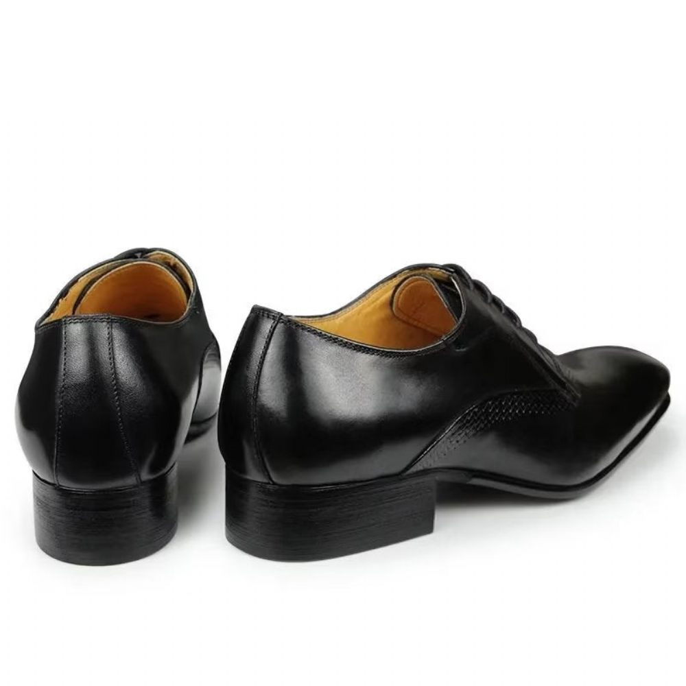 Chaussures Formelles Pour Hommes Mariage Personnalisées - Noir