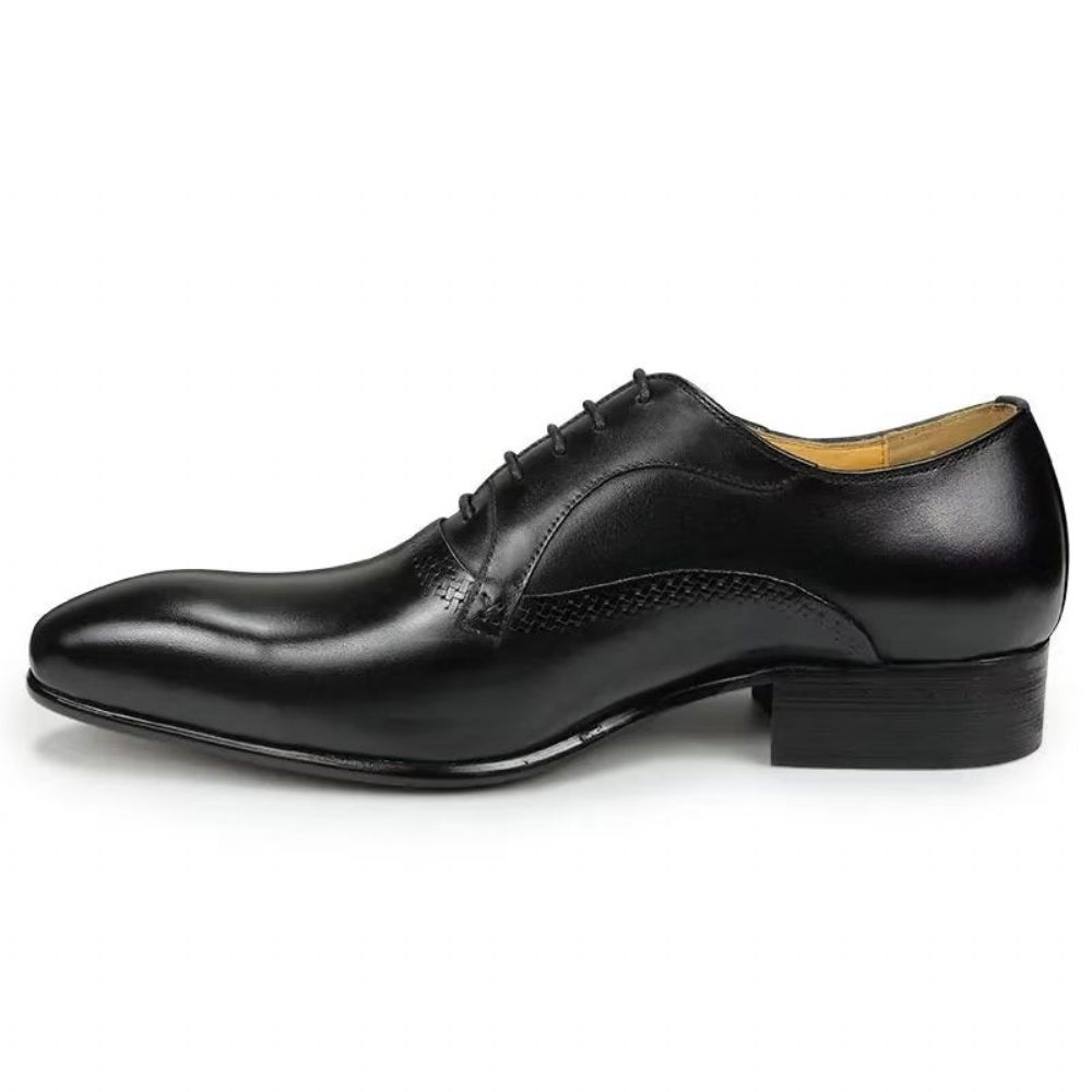 Chaussures Formelles Pour Hommes Mariage Personnalisées - Noir