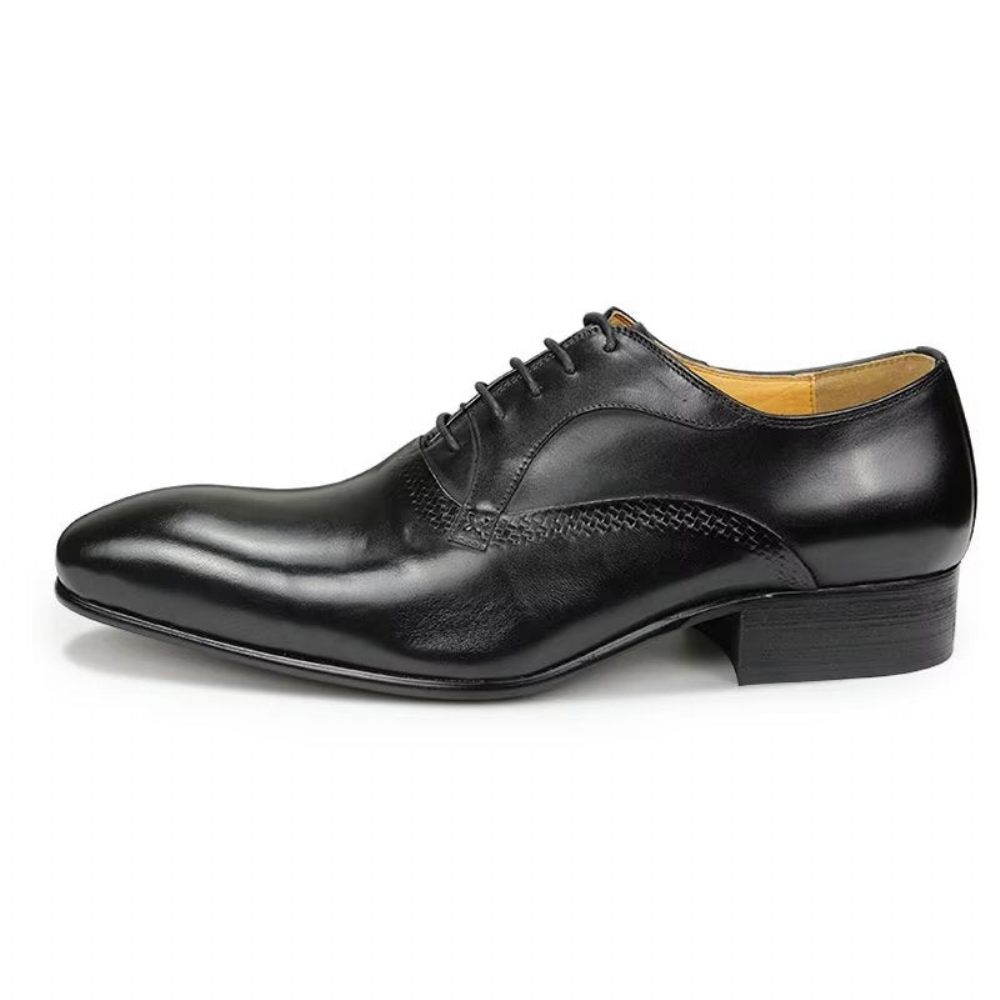 Chaussures Formelles Pour Hommes Mariage Personnalisées - Noir