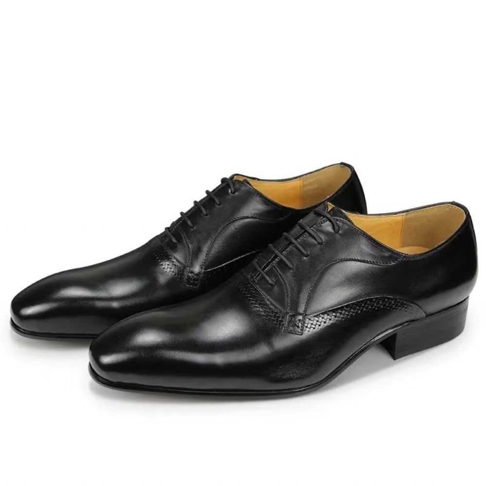 Chaussures Formelles Pour Hommes Mariage Personnalisées - Noir