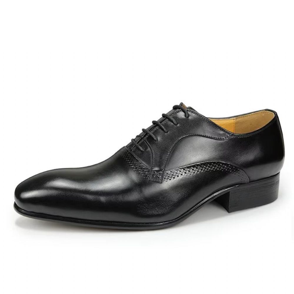 Chaussures Formelles Pour Hommes Mariage Personnalisées - Noir