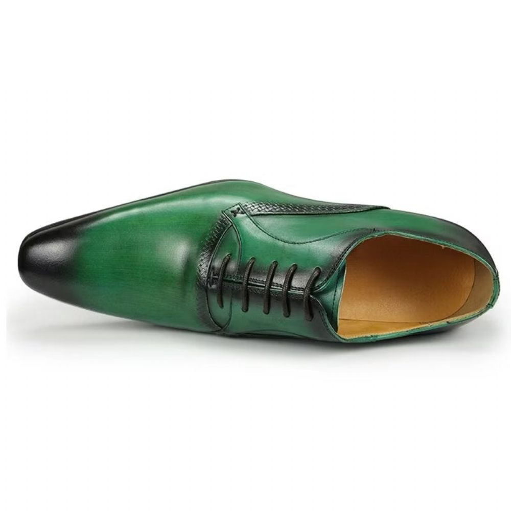 Chaussures Formelles Pour Hommes Mariage Personnalisées - Vert