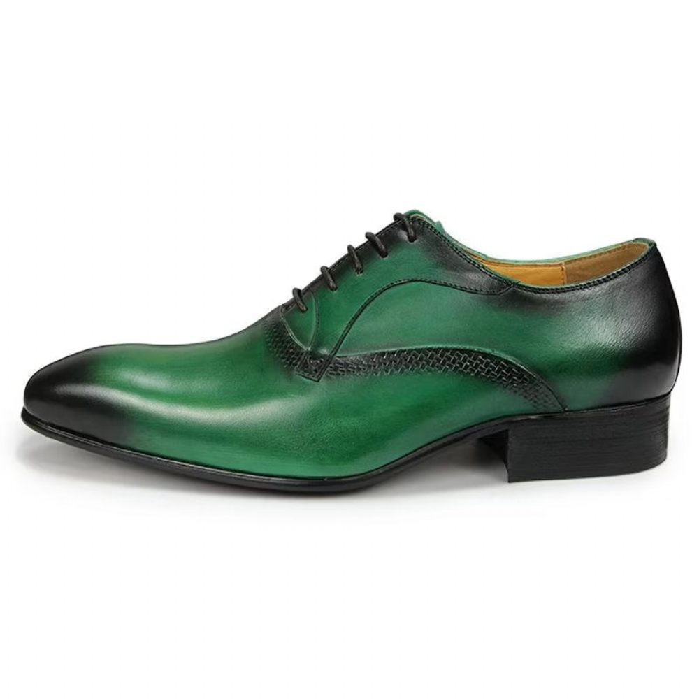 Chaussures Formelles Pour Hommes Mariage Personnalisées - Vert