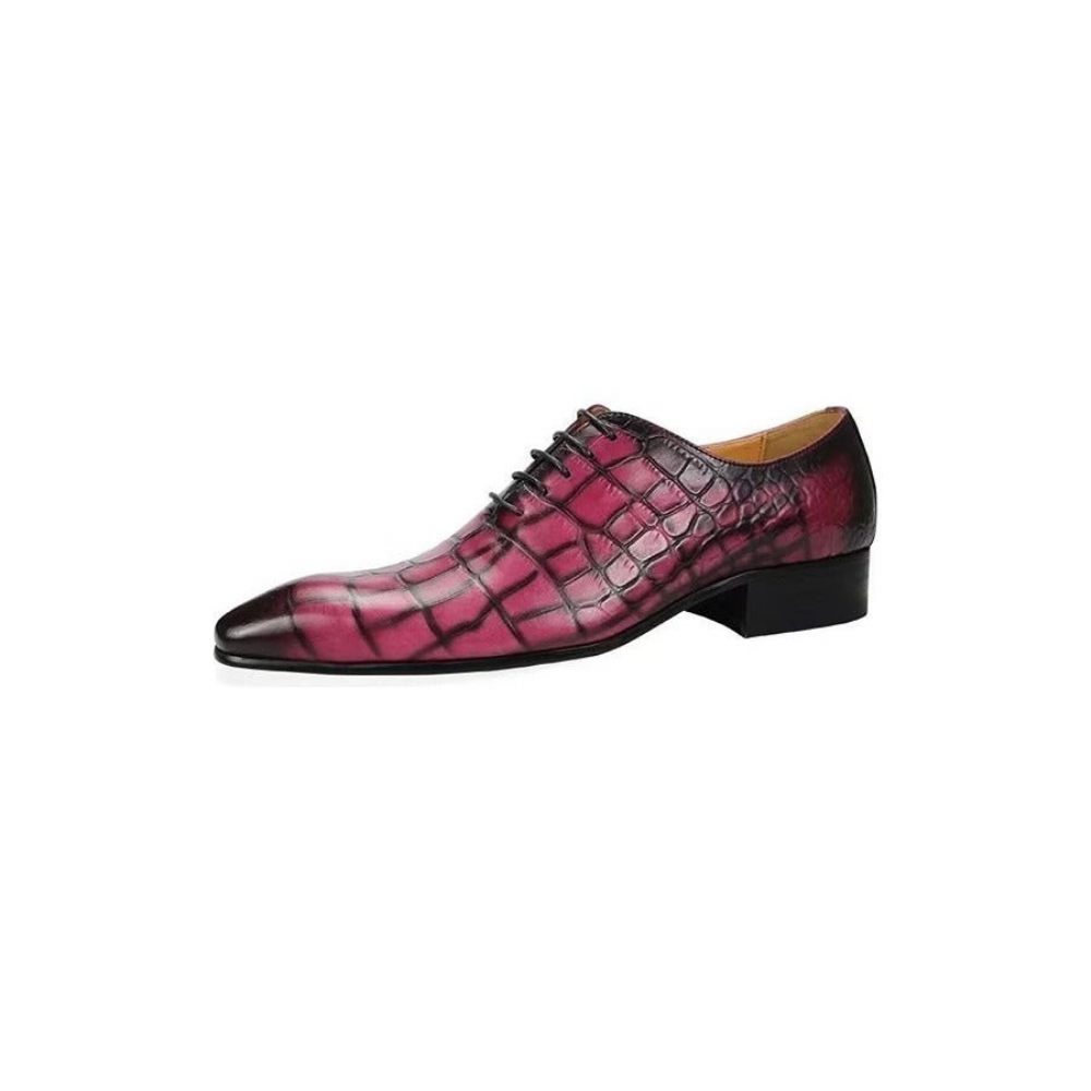 Chaussures Formelles Pour Hommes Mariage Richelieu À Lacets