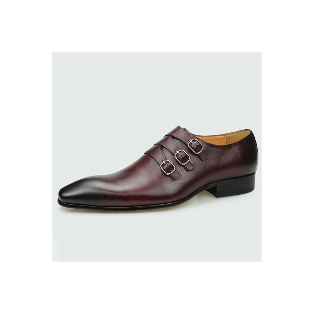 Chaussures Formelles Pour Hommes Mariage Sur Mesure - Café