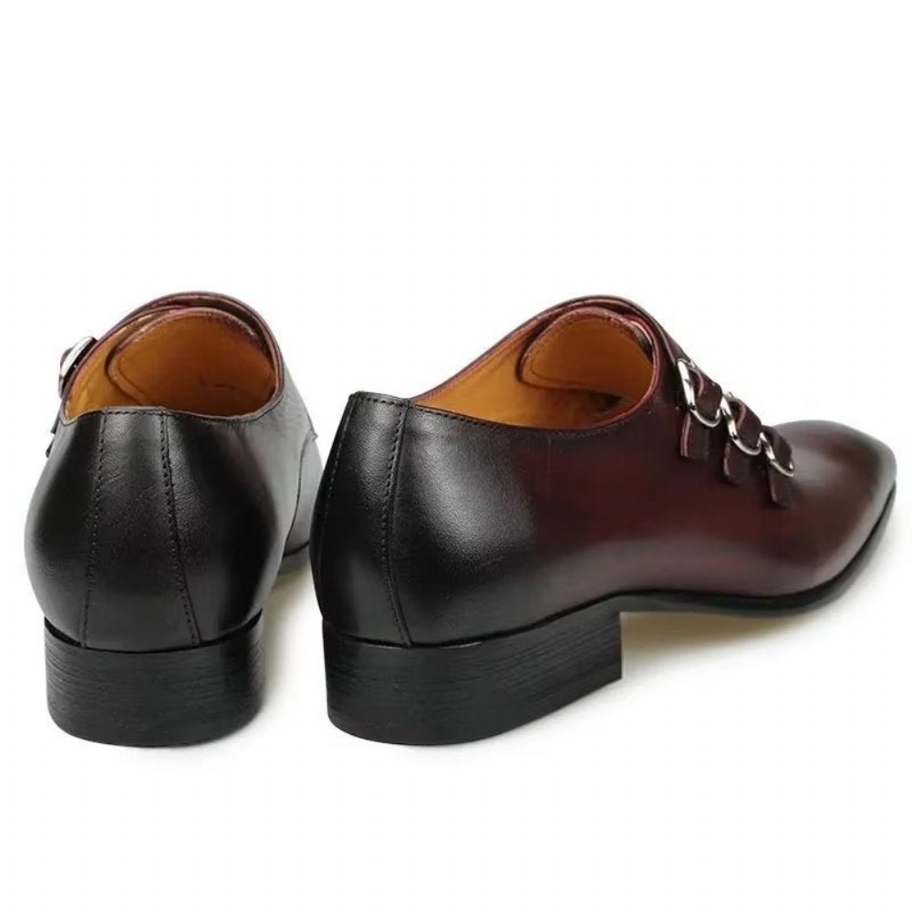 Chaussures Formelles Pour Hommes Mariage Sur Mesure - Café