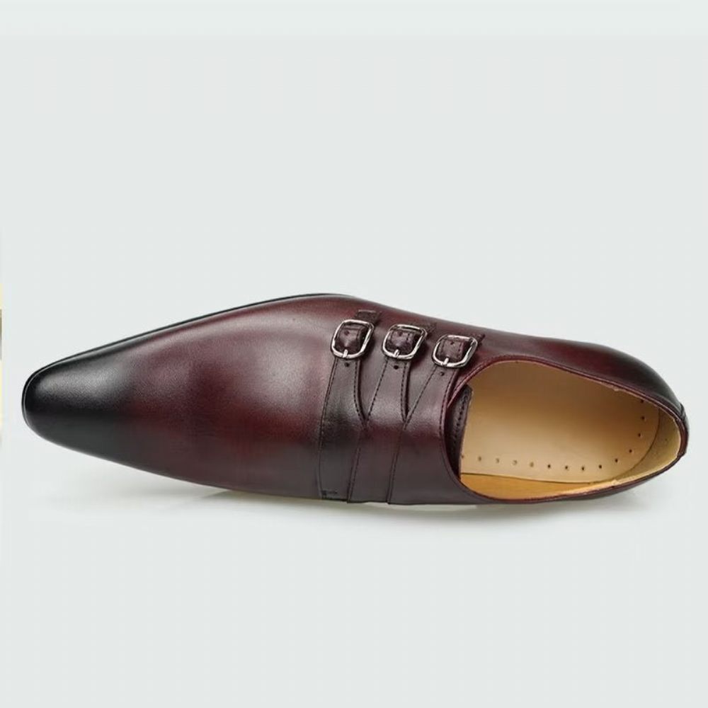 Chaussures Formelles Pour Hommes Mariage Sur Mesure - Café