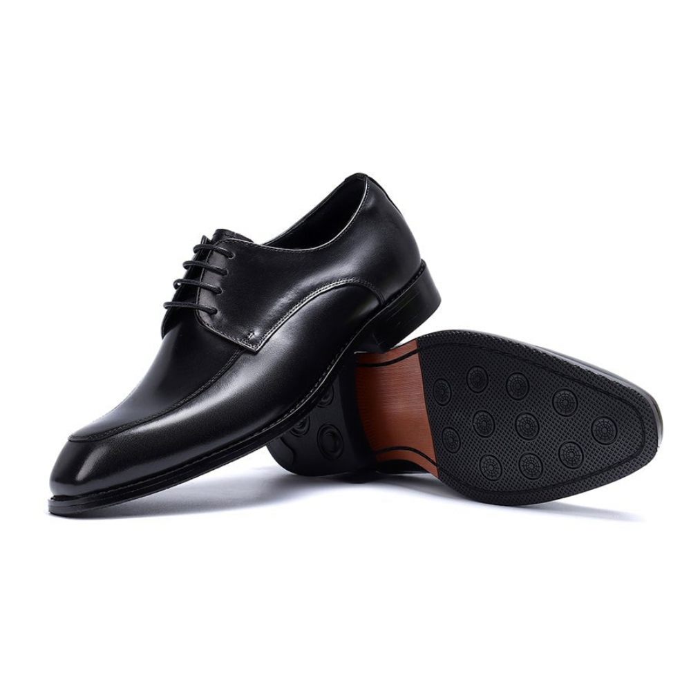 Chaussures Formelles Pour Hommes Mariée À Bout Rond - Noir