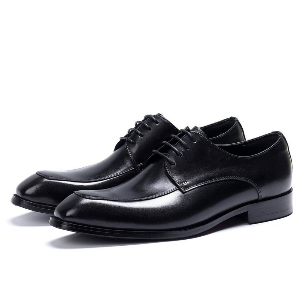 Chaussures Formelles Pour Hommes Mariée À Bout Rond - Noir