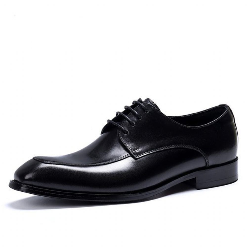 Chaussures Formelles Pour Hommes Mariée À Bout Rond - Noir