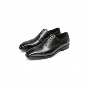 Chaussures Formelles Pour Hommes Mariée Cuir