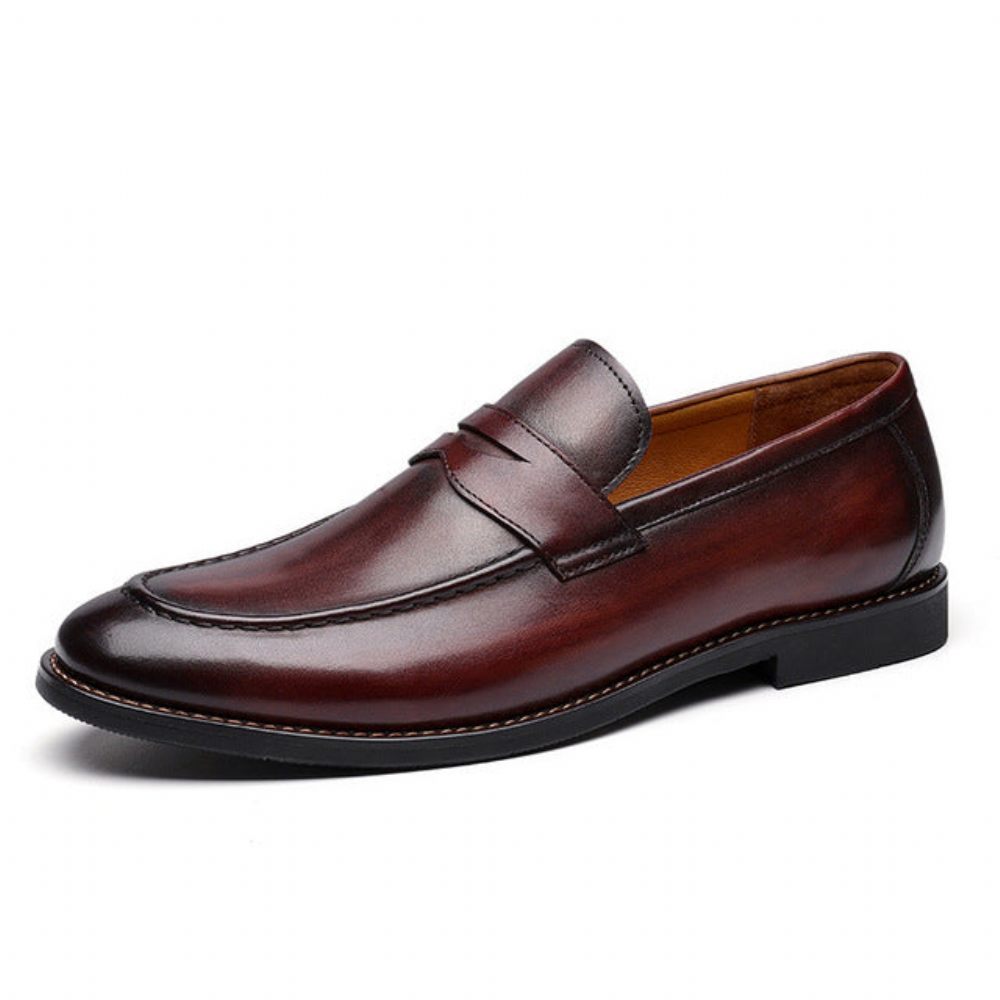 Chaussures Formelles Pour Hommes Mocassins Mariage - Café