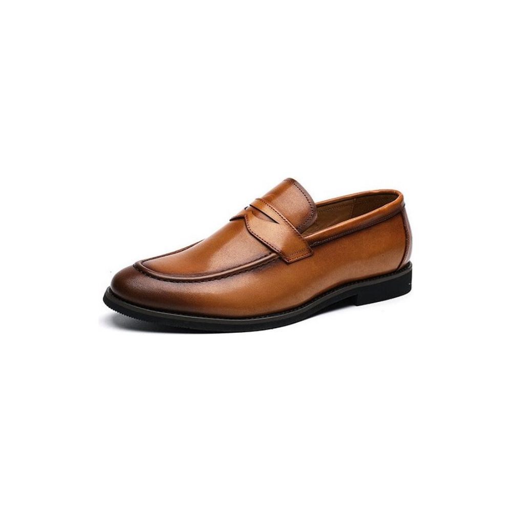 Chaussures Formelles Pour Hommes Mocassins Mariage - Marron