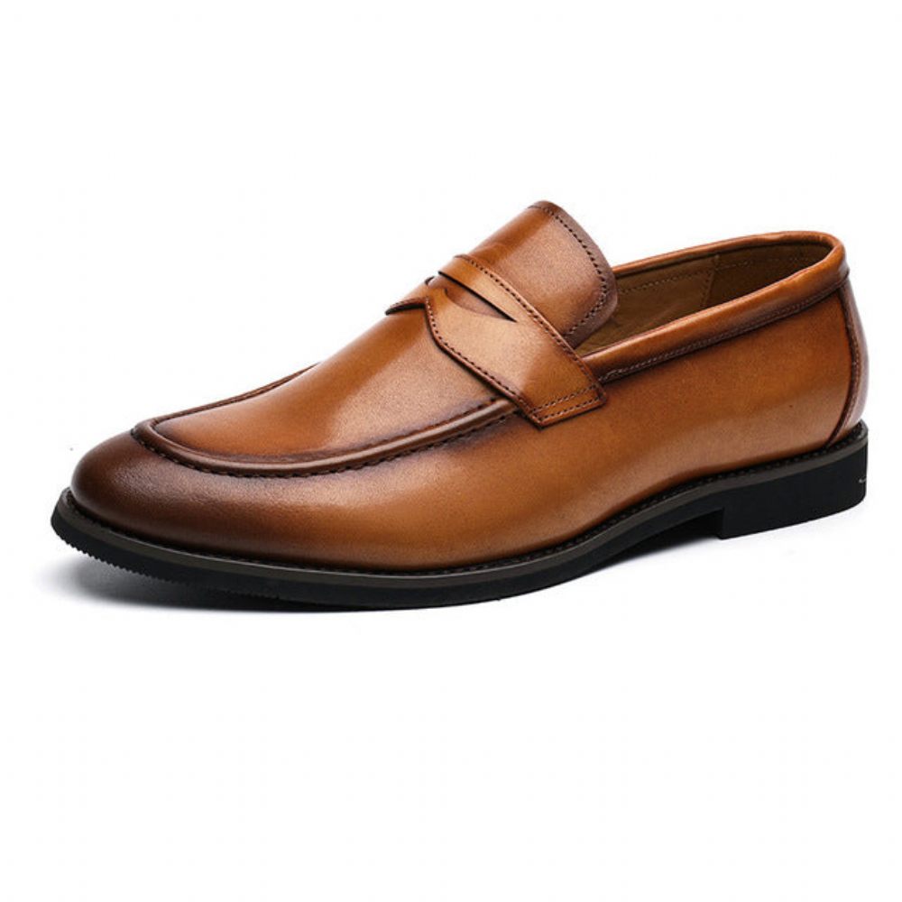 Chaussures Formelles Pour Hommes Mocassins Mariage - Marron